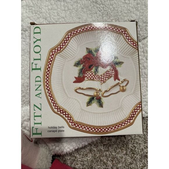 fitz and floyd‎ christmas plate - Picture 1 of 1